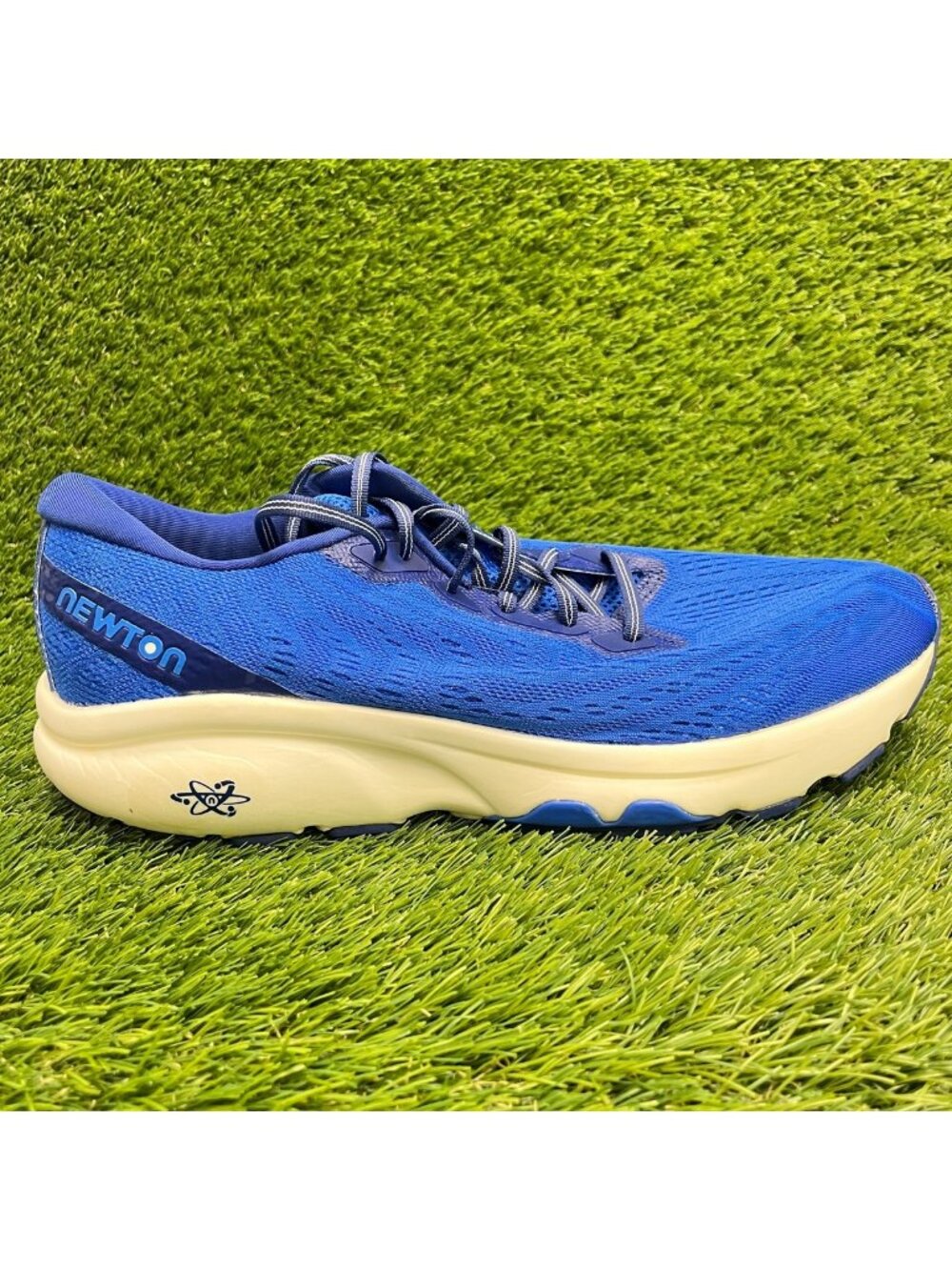 Newton Isaac 2 Mens Size 11.5 Blue White Athletic Running Walking Shoes Sneakers